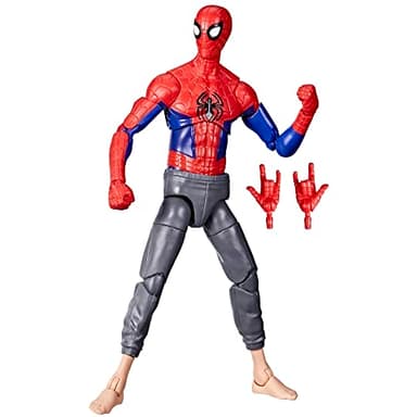 Spider-Man Marvel Legends Series Across The Spider-Verse Peter B Parker 6-inch Action Figure Toy, 2 Accessories