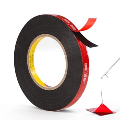 Surekeep Double Sided Tape Heavy Duty, 0.39" Mounting Tape VHB 5925 Strong Adhesive Waterproof for Automotive, LED Strip Lights, DIY Home Décor