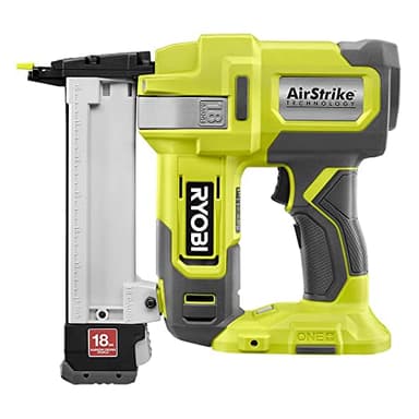 RYOBI ONE+ 18-Gauge Cordless AirStrike Narrow Crown Stapler P361 Green Bare Tool (Renewed)