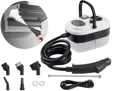 7 in 1 Steam Cleaner 2500W High Pressure Steamer for Cleaning, Car Steamer Handheld Steam Cleaner for Home Use, Hardwood Floor Steam Cleaner for Upholstery, Kitchen, Bathroom, Grout
