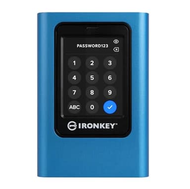 Kingston IronKey Vault Privacy 80 960GB External SSD | FIPS 197 | XTS-AES 256GB Encrypted | Touch Screen PIN | Secure Data Protection | IKVP80ES/960G