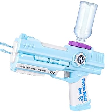 Electric Water Gun, Ultimate Battle Blaster Water Guns with Dual Nozzles High Capacity Automatic Squirt Guns Summer Outdoor Beach Swimming Pool Party Toy for Adult Kids