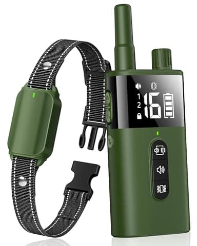 SODOG No Shock Dog Training Collar with Remote 3300FT, Dog Vibration Collar with Controller Beep and Vibrate Only, Safe Lock Waterproof Rechargeable Vibrating Collars for Dogs(10-120 lbs)-No Prongs