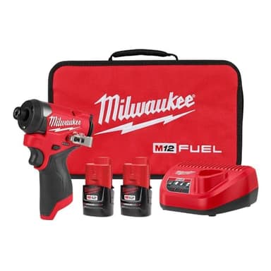 Milwaukee Electric - M12 Fuel. 1/4 HEX Impact Driver KIT