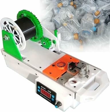 LYJYUJIE Pultrusion of 3D Filaments from Plastic Bottles, 3D Printer Filament Making Machine with Digital Temperature Control Converting Recycled Pet Bottles Network~/