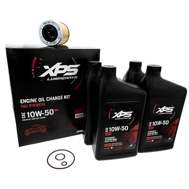 Can-Am 4T 10W-50 Synthetic Oil Change Kit for Rotax 900 ACE engine 779261