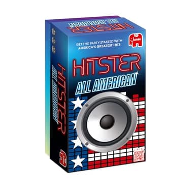 Jumbo Hitster - All American, Fun Music Quiz Card Game, 2-10 Players - 300 Best American Music Hits - Great for Adult and Family Game Nights (US Edition)