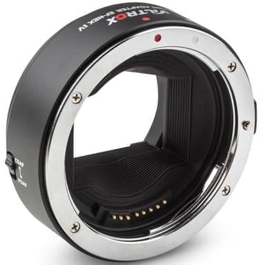 Viltrox EF-NEX IV Lens Adapter EF/EF-S Lens to E-Mount Auto Focus Lens Adapter Ring for Canon EOS EF/EF-S Lens to Sony E Mount Cameras A9 A9II A7IV A7III A7R A7 A6700 A6600 A6000 NEX-VG30 NEX-EA50