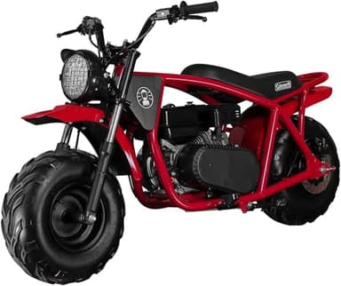 Coleman Powersports B200 196cc Gas Powered Minibike for Kids and Adults, 1-Cylinder, 4-Stroke, 30 Mph, 200 lbs Maximum Load, Ideal for Off-Road and Trail Riding