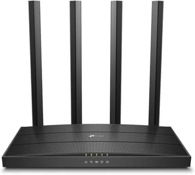 TP-Link AC1200 Gigabit WiFi Router (Archer A6) - Dual Band MU-MIMO Wireless Internet Router, 4 x Antennas, OneMesh and AP Mode, Long Range Coverage