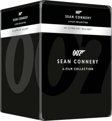007: The Sean Connery James Bond 6-Film Collection Limited Edition SteelBook Box Set 4K [4K UHD + Blu-Ray, Region Free]