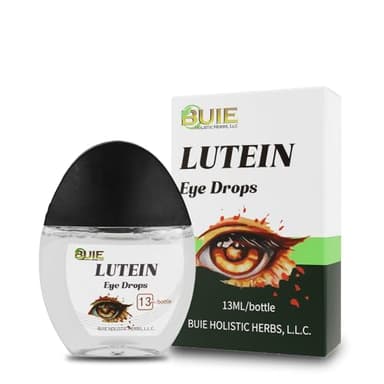 Lutein Eye Drops – Gentle Daily Eye Care with Lutein, Honeysuckle, Cassia Seed, Wild Chrysanthemum & Vitamin B6 – Hydrating, Preservative-Free, Lens-Friendly Formula – 0.5 fl oz