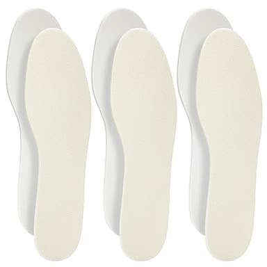 Comfwalk Shoe Filler Insert - Full Length Daily Latex Foam Shoe Inserts, Shoe Insoles for Shoes That are Too Big, 3 Pairs (EU 37, US Women 7 Men 4)