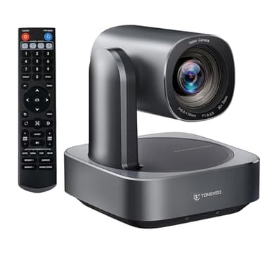 AI Auto-Tracking PTZ Camera 20x Optical Zoom HDMI USB IP Live Streaming Camera 1080P 60fps Video Conferencing System POE Supply for Church Services Worship Education Work with Zoom Team vMix OBS