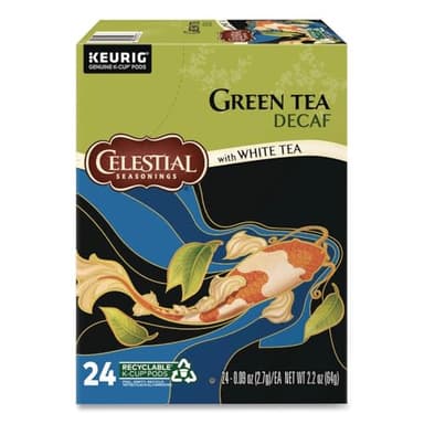 Celestial Seasonings 14737 Decaffeinated Green Tea K-Cups, 24/box