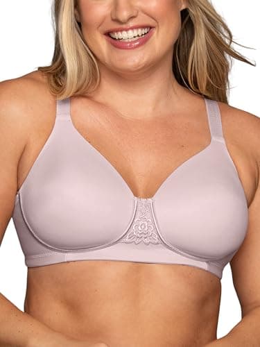 Vanity Fair womens Full Figure Beauty Back Smoothing (36c-42h) Bra, Wirefree - Quartz, 36D US