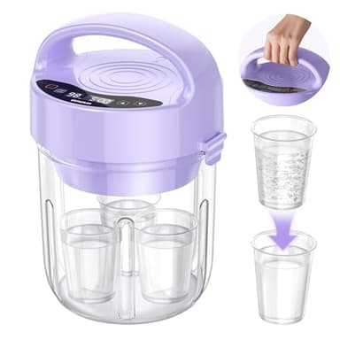 EENOUR Resin Bubble Remover Machine, Removes 99% of Air Bubbles in 5 Minutes, 98kPa Vacuum Chamber with Digital Display, 3.4L Big Capacity for Epoxy Resin Casting, Resin Art Crafts, Jewelry Making