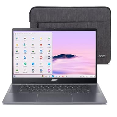 acer Chromebook Plus 515 Laptop with Google AI – 15.6" Full HD 1920 x 1080 IPS Touch Display | Intel Core i3-1305U | 8GB LPDDR5X | 256GB SSD | Wi-Fi 6E | FHD Camera | Chrome OS | CB515-2HT-33M4