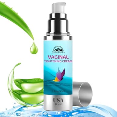 ANGELYCIA Vaginal Tightening Cream, Coochie Tightener, Yoni Moisturizer, Improves Women's Vagina Health, Fast-Acting Tightener, Increases Sensitivity, Easy to Apply, 1 fl oz