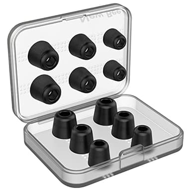 [6 Pairs] Earphone Tips New bee 12pcs Replacement Earbud Tips