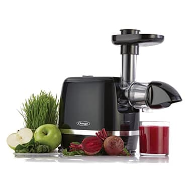 Omega H3000D Cold Press Juicer Machine, Vegetable and Fruit Juice Extractor, Triple-Stage Slow Masticating Juicer, 150 W, Black