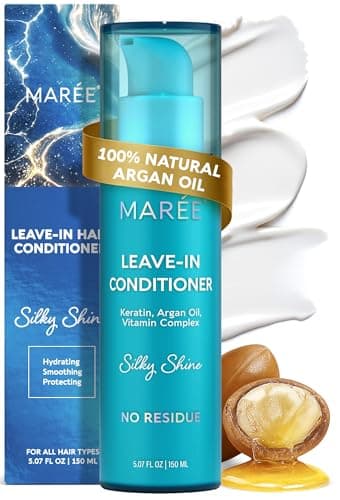 MAREE Leave-In Conditioner Hair Gloss for Dry Damaged Hair, Leave-In Conditioner for Curly Hair, Color Treated
