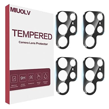 4 Pack Camera Lens Protector for Galaxy S22 Ultra, 9H Tempered Glass Camera Screen Protector Compatible with Samsung Galaxy S22 Ultra 5G, Bubble Free, Scratch-Resistant, Case Friendly, High Definition