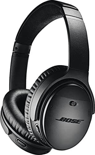 Bose QuietComfort 35 (Series II) Wireless Headphones, Noise Cancelling - Black (Renewed)