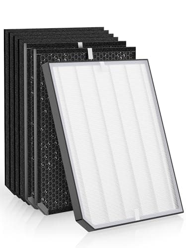 2000 Replacement Filters Compatible with Air Doctor 2000 & 2000i Air Purifiers, 1 Premium Filter, 2 Activated Carbon Filters and 4 Pre-Filters, Compare to Part # ADF2001, ADF2002, ADF2003