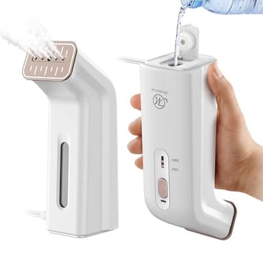 Mini Travel Steamer for Clothes,110-240V Portable Dual Voltage Steamer & Iron 2 In 1,Integrated 170ml Tank 25s Fast Heat,1.2lbs Travel Size Fabric Iron,Handheld Steaming Wrinkles Remover For Garments