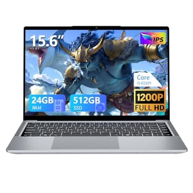 YOZISUAN Gaming Laptop i5 (Up to 3.60 GH) 24GB RAM 512GB SSD,Traditional Laptop Computers with 15.6 Inch FHD Display 1920 * 1080,Lightweight Lap top-for Students/Commuters/Business