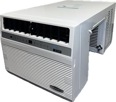 Soleus Air 12,000 BTU Window Air Conditioner with 10,000 BTU Heater, Cooling, 115 Volts, 12.5" Extra Thick Wall Compatible, Wi-Fi Enabled, Saddle Mount, and Quiet Operation in White