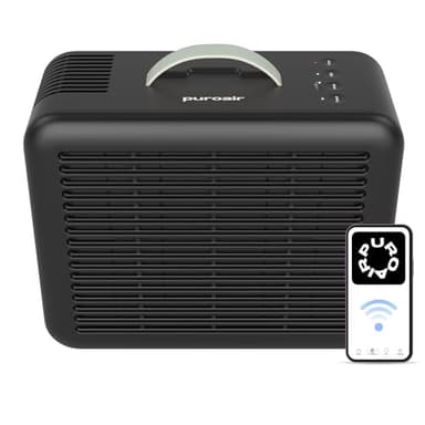 PuroAir Air Purifier 100i Smart HEPA Air Purifiers for Home Pets - Portable Small Air Purifier Filters up to 550 Ft² of Pollutants, Smoke, Pollen, Dust - Room Air Purifiers for Bedroom, Baby, Office