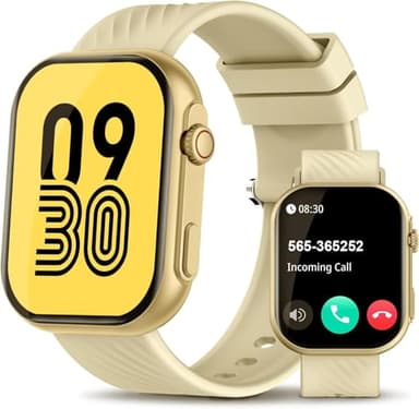 Smart Watch for Men Women (Answer/Make Call), 2.0"Smartwatch Fitness Tracker with 100+ Sport Modes, Heart Rate/Sleep Monitor, Pedometer, SpO2, IP67 Waterproof, Activity Tracker for Android iOS Phones