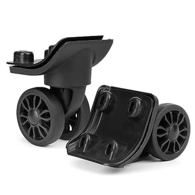 Zoofen Replacement Luggage Wheel W149-2 Suitcase Repair Spinner Wheels with Dual-Wheel Luggage Accessories（W149-2，2pcs）
