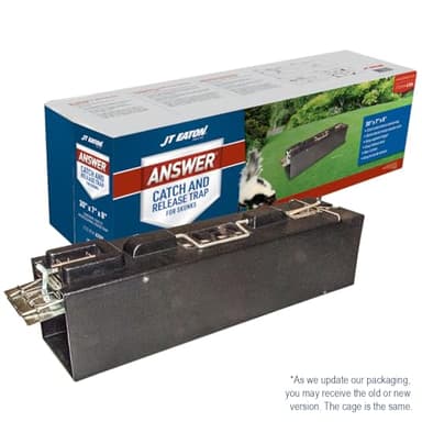 Answer Live Catch and Release Skunk Trap – Humane, Durable Skunk Cage Trap – Easy to Use and Secure for Safe Removal