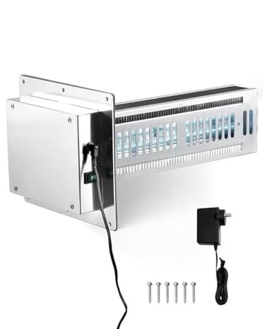VEVOR HVAC Air Purifier Whole House, 24W 12inch, Light in Duct for Ac (Air Conditioning) Duct, Air Scrubber with 2 Bulb, PCO Technology and Carbon Filtration HVAC Lights for Ac Systems