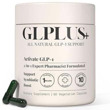 GLP-1 Supplement for Women and Men | Hunger & Metabolism Support - Pharmacist Formulated Support | 10-in-1 Probiotic and Prebiotic (60 Capsules)
