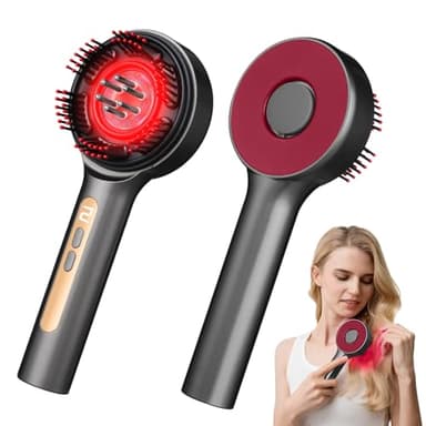 Livemon Hair Growth Comb,Electric Scalp Massager Comb,IPX7 Waterproof,Portable for Home & Travel
