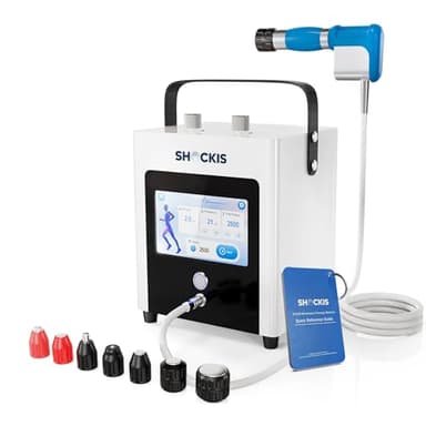 SHOCKIS Shockwave Therapy Machine, Shock Wave Therapy Device, FSA/HSA Eligible Wave Therapy, Home Muscle Stimulator for Pain Relief Therapy, Hip Pain Relief, Portable Shock Wave Machine