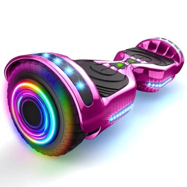 XERATH hoverboards for a 7-12 year old&teen with Bluetooth Flash Wheel,hoverboard built-in wireless speaker,self balancing scooters with LED Light,UL2272 Safety Certified (Pink)