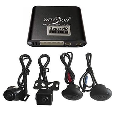 Weivision Super Hd 1080P Car 360 Degree Bird View Surround System DVR Record Backup Camera Parking Monitoring with HD Sensor