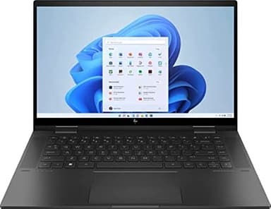 HP - Envy x360 2-in-1 15.6" Touch-Screen Laptop - AMD Ryzen 5-8GB Memory - 256GB SSD - Nightfall Black