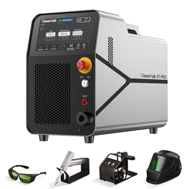 Xlaserlab X1pro 700W Laser Welding Machine – 6-in-1 Fiber Laser Welder for Welding, Cutting, Cleaning, Rust Removal, Underwater Welding & CNC Retrofit – Equipped with Auto Wire Feeder and Helmet