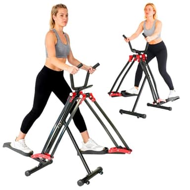 HOWHAI Air Walker Exercise Machine, 30" inch Stride Space Walker Elliptical Trainer for Home Use, Low-Impact Elliptical Cross Trainers Compact Steppers for Men and Women Full-Body Cardio & Leg Toning
