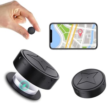 GPS Tracker for Vehicles, No Subscription, GPS Strong Magnetic Vehicle Anti-Lost Tracker, Smallest Locator Real Time, Anti-Theft Micro GPS Tracking Device with Free App, 2026 Upgraded (Model PG12-6)