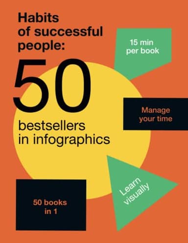 Habits of Successful People: 50 Bestsellers in Infographics. 50 Top-rated Self-Development Books on Success and Healthy Habits in One (50 Best Books ... in Infographics. Self-Help Books 50 in 1)