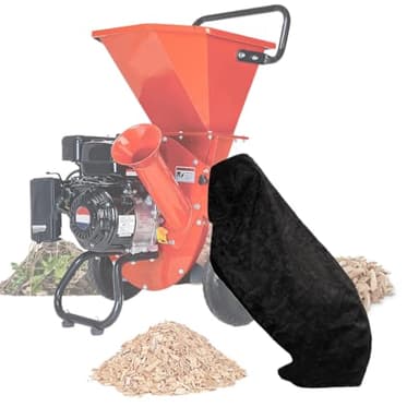 GS Alderaul Wood Chipper Shredder Collection Bag Replacement, Universal 24x54 Inches Wood Chipper Mulcher Bag, Leaf Mulcher Shredder Collection Bag for Garden Wood Chipper Shredder Mulcher
