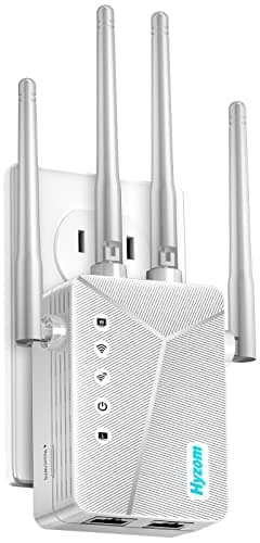 2026 WiFi Extender Signal Booster for Home & Outdoor - 5X Faster Internet Booster with Ethernet Port, Covers 13,000+ Sq.Ft House & Yard | Long Range Wireless Repeater Amplifier, Works with Any Router