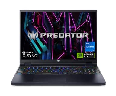 acer Predator Helios 16 Gaming Laptop | 13th Gen Intel Core i7-13700HX | NVIDIA GeForce RTX 4060 | 16" 2560 x 1600 165Hz G-SYNC Display | 16GB DDR5 | 1TB Gen 4 SSD | Killer Wi-Fi 6E | PH16-71-74UU